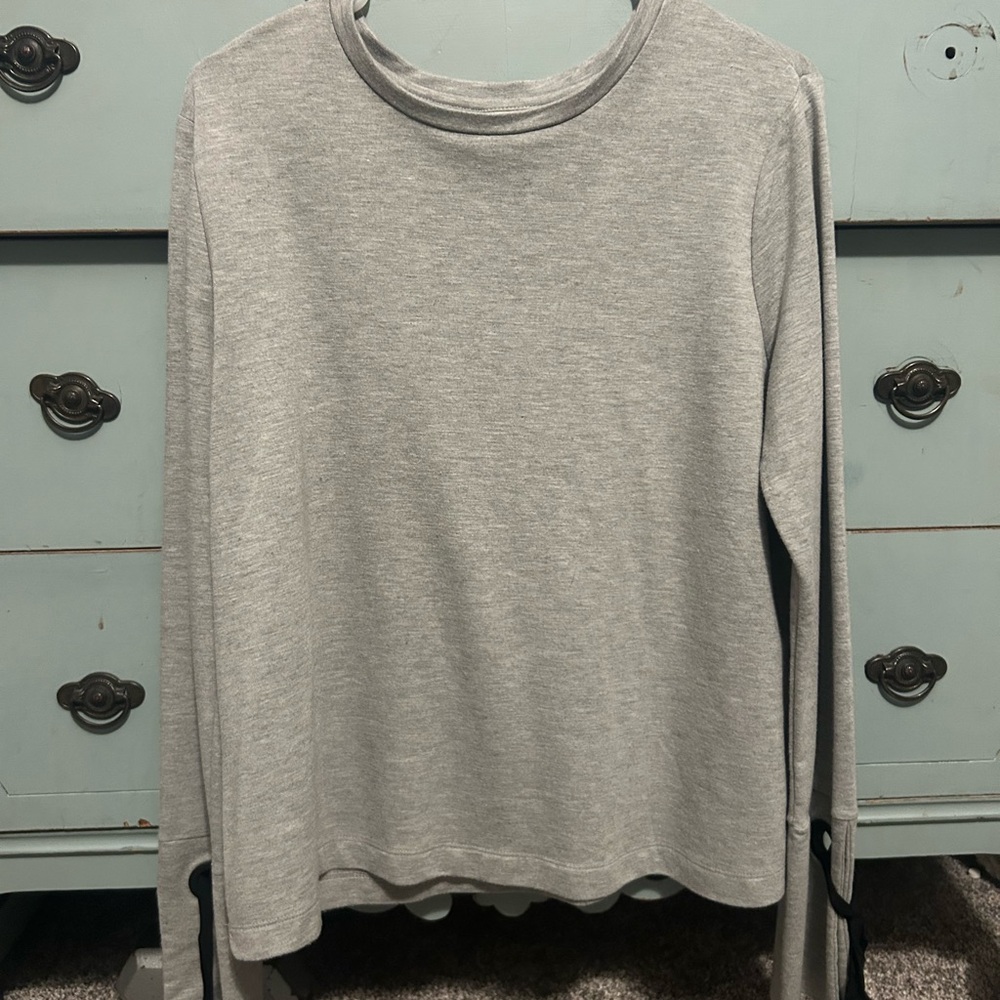 Target Women's Heather Gray Crew Neck Sweater